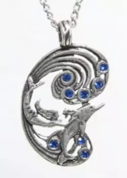 Магическая подвеска Mermaid and Dolphin