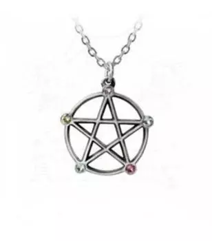 Магическая подвеска Wiccan Elemental Pentacle