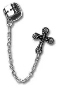 Магическая серьга Cross Cuff Stud