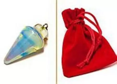 Маятник для биолокации из камня. Лунный камень