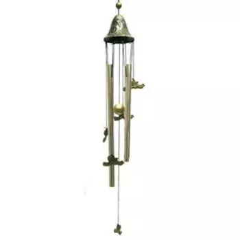 Музыка ветра Ночь с ангелами, металл, 64 см N097