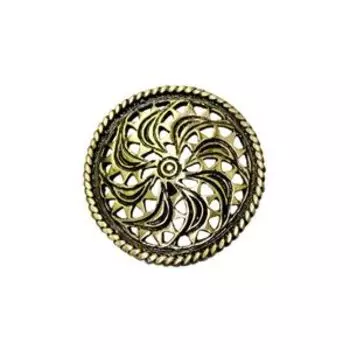 Накладка «Правосторонний огненный коловрат» (латунь)