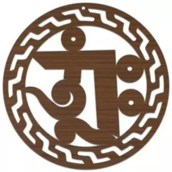 Настенный Талисман Тибетский амулет большого богатства