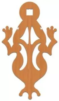 Настенный Талисман Жаба богатства с монетой