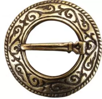 Неревская фибула (латунь)