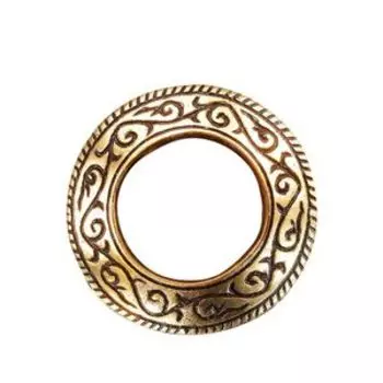 Неревская кольцевидная фибула (латунь)