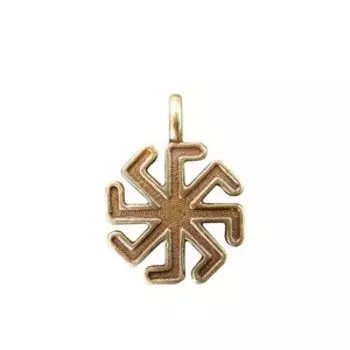 Оберег «Крест Лады-Богородицы» (латунь)