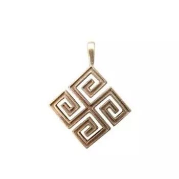 Оберег «Ужич-борич» (латунь)