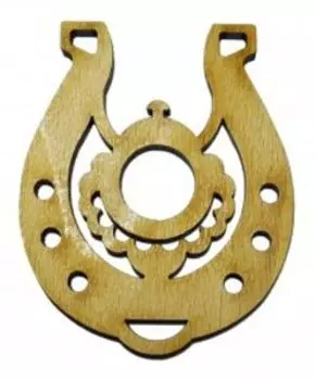 Подкова благополучия «Бездонный кошель», бук, 6x8 см