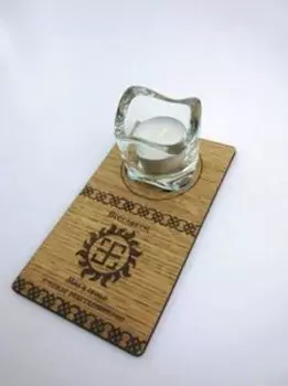 Подсвечник Всеславец в комплекте со свечой