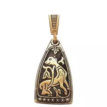 Подвеска «Диво-зверь» (латунь)