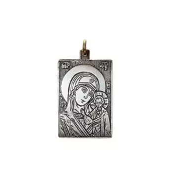 Подвеска «Казанская Богоматерь» (мельхиор)