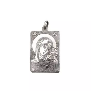 Подвеска «Казанская Богоматерь» (посеребрение)