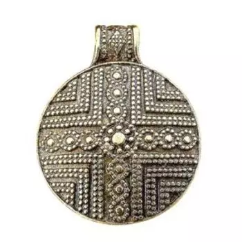 Подвеска литая «Пашня» (латунь)