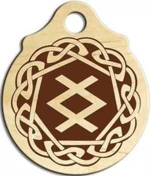 Подвеска-талисман Ингуз, клен