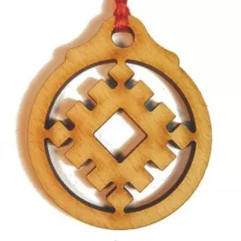 Подвеска-талисман Репейник счастья, бук