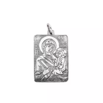 Подвеска «Тихвинская Богоматерь» (посеребрение)