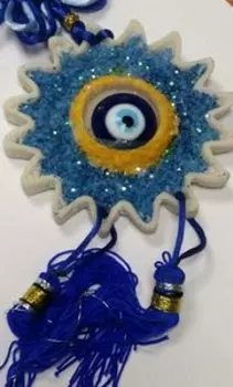 Подвеска турецкий глаз круглая