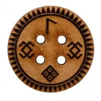 Руническая Волшебная пуговица Лад