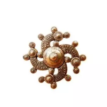 Скандинавская брошь (латунь)