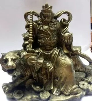 Статуэтка Воин на тигре NS006