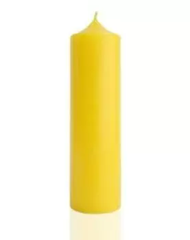Свеча алтарная желтая 15 см
