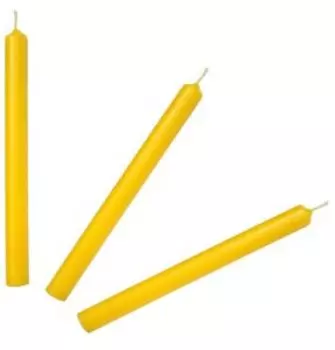 Свеча классика пачка желтый