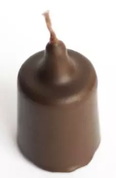 Свеча столбик коричневый