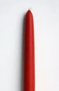 Свеча толстая красная