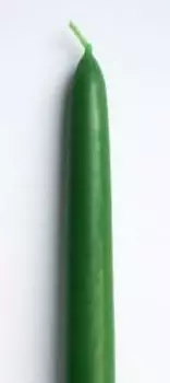 Свеча толстая зеленая