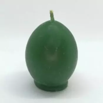 Свеча Яйцо зеленая