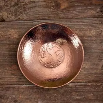 Тарелка «Грифон» D 175 мм. Глянцевая (медь)