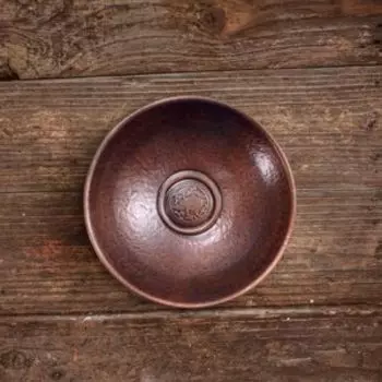 Тарелка «Суздальская птица» D 145 мм (медь)