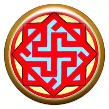 Валькирия, наклейка из смолы