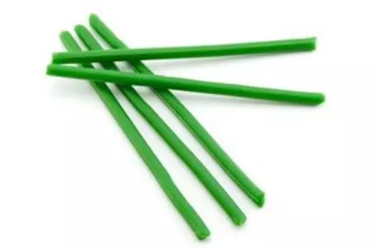 Зеленые восковые часовые свечи 5 шт