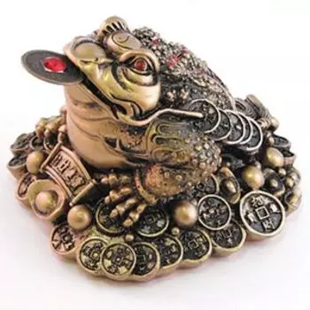 Жаба на монетах большая NS261