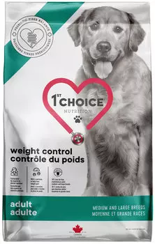 1st Choice Care Dog Adult Medium &amp; Large Breeds Weight Control диетический для взрослых собак средних и крупных пород курицей (10 кг)