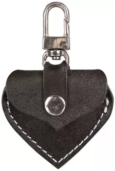 Адресник Trixie Сердце кожа черный 5,5 х 5 см (1 шт)