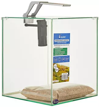 Аквариум Gloxy Optic Set Classic Edition с Led светильником 31 литр (1 шт)