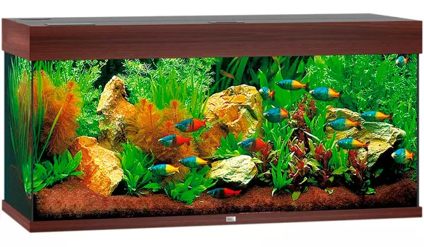 Аквариум Juwel Rio 180 Led 2х23W Bioflow M нагреватель 200w 101х41х50 темное дерево (1 шт)