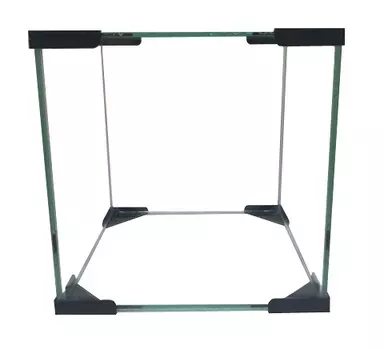 Аквариум Куб 30 литров черный (1 шт)