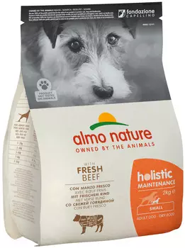 Almo Nature Adult Dog Small Beef &amp; Rice для взрослых собак маленьких пород с говядиной и рисом (2 кг)