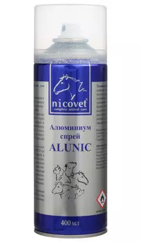 алюминиум спрей Alunic ранозаживляющий антисептический препарат для животных 400 мл (1 шт)