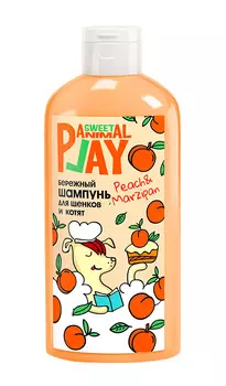 Animal Play Sweet шампунь для щенков и котят бережный Персиковый марципан (300 мл)