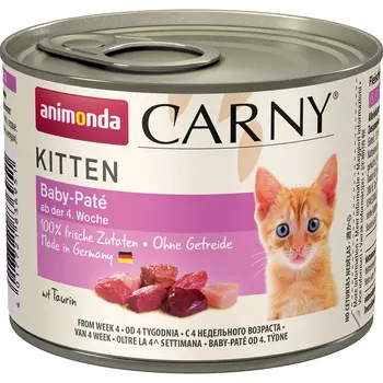 Animonda Carny Kitten Baby-pate для котят паштет (200 гр х 6 шт)