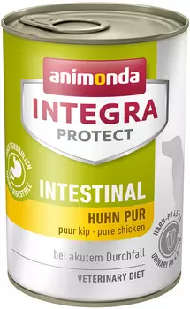 Animonda Integra Protect Dog Intestinal для взрослых собак при заболеваниях желудочно-кишечного тракта с курицей 400 гр (400 гр х 6 шт)