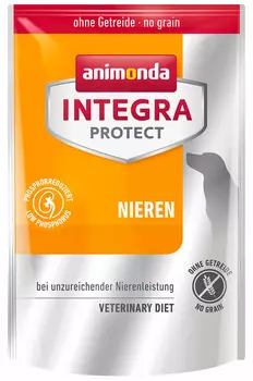 Animonda Integra Protect Dog Nieren Renal для взрослых собак при хронической почечной недостаточности с птицей (4 кг)