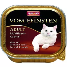 Animonda Vom Feinsten Adult Multifleisch-cocktail для взрослых кошек с мясным коктейлем (100 гр х 32 шт)