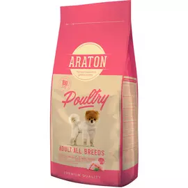 Araton Dog Adult Poultry для взрослых собак всех пород с мясом птицы (3 кг)