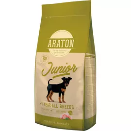 Araton Dog Junior для щенков всех пород с мясом птицы (3 кг)